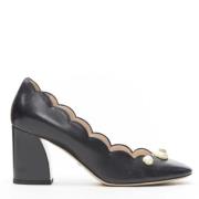 Pre-owned Leather heels Gucci Vintage , Black , Dames