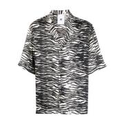 Short Sleee Shirts PT Torino , Black , Heren
