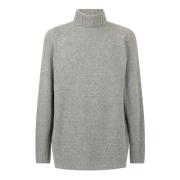 Roll-neck alpaca jumper Lardini , Gray , Heren