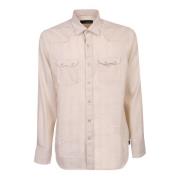 Casual oerhemd Lardini , Beige , Heren