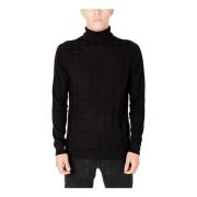 Heren Zwarte Gebreide Kleding Antony Morato , Black , Heren