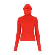Hoodies LOW Classic , Red , Dames