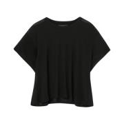 Klassiek T-Shirt Dondup , Black , Dames