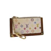 Pre-owned Canvas wallets Louis Vuitton Vintage , White , Dames