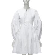 Pre-owned Cotton dresses Alexander McQueen Pre-owned , White , Dames