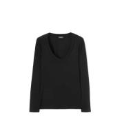 Stijlvolle T-shirts Dondup , Black , Dames