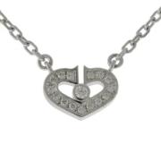 Pre-owned White Gold necklaces Cartier Vintage , Gray , Unisex