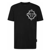 Stijlvolle T-Shirt voor Heren Philipp Plein , Black , Heren