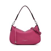 Bouganville Gehamerde Leren Tas Gianni Chiarini , Pink , Dames