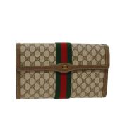 Pre-owned Canvas gucci-bags Gucci Vintage , Beige , Unisex