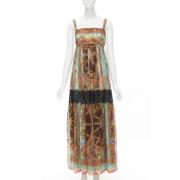 Pre-owned Silk dresses Dolce & Gabbana Pre-owned , Multicolor , Dames