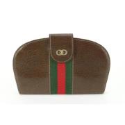 Tweedehands portemonnees Gucci Vintage , Brown , Dames