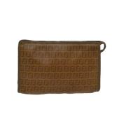 Pre-owned Canvas fendi-bags Fendi Vintage , Brown , Dames