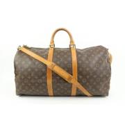 Tweedehands weekendtas Louis Vuitton Vintage , Brown , Dames