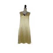 Pre-owned Fabric dresses Celine Vintage , Yellow , Dames