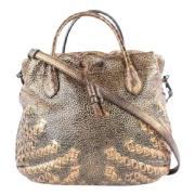 Vintage Leren Handtassen, Model 210612 Bottega Veneta Vintage , Gray ,...