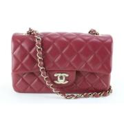 Tweedehands Schoudertas Chanel Vintage , Red , Dames