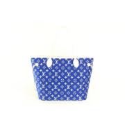 Pre-owned Draagtas Louis Vuitton Vintage , Blue , Dames