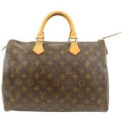 Tweedehands Speedy 35 Monogram Handtas Louis Vuitton Vintage , Brown ,...