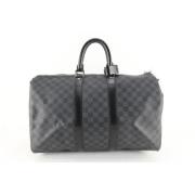 Tweedehands weekendtas Louis Vuitton Vintage , Gray , Dames