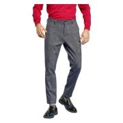 Donkergrijze Carrot Fit Chinos Mason's , Gray , Heren