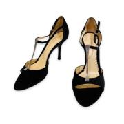 Pre-owned Sandalen Armani Pre-owned , Black , Dames