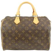 Tweedehands Speedy 30 Monogram Handtas Louis Vuitton Vintage , Brown ,...