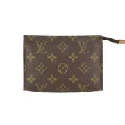 Vintage Canvas Tassen Louis Vuitton Vintage , Brown , Dames