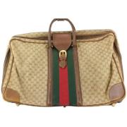 Canvas Gucci Tassen, Tweedehands, Gemaakt in Italië Gucci Vintage , Br...