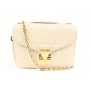 Tweedehands schoudertas Louis Vuitton Vintage , Beige , Dames