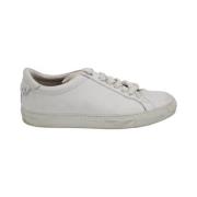 Pre-owned Leather sneakers Givenchy Pre-owned , White , Dames