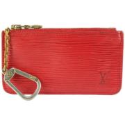 Tweedehands portemonnees Louis Vuitton Vintage , Red , Dames