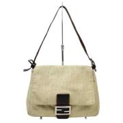 Voldoende schoudertas Fendi Vintage , Beige , Dames