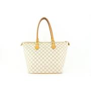 Pre-owned Draagtas Louis Vuitton Vintage , Beige , Dames