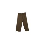 Tweedehands broek Prada Vintage , Brown , Dames