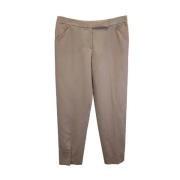 Pre-owned Cotton bottoms Armani Pre-owned , Gray , Dames