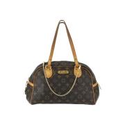 Tweedehands Monogram Canvas Schoudertas Louis Vuitton Vintage , Brown ...