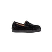 Pre-owned Suede espadrilles Christian Louboutin Pre-owned , Black , Da...