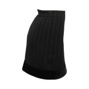 Pre-owned Skirt Armani Pre-owned , Black , Dames