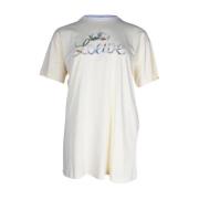 Pre-owned Cotton tops Loewe Pre-owned , White , Dames