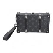 Pre-owned Canvas clutches Louis Vuitton Vintage , Black , Dames