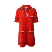Pre-owned Cotton dresses Gucci Vintage , Red , Dames