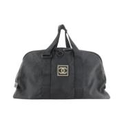 Tweedehands Zwarte Stoffen Sports CC-logo Chanel Vintage , Black , Dam...