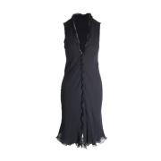 Pre-owned Silk dresses Armani Pre-owned , Black , Dames