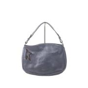Pre-owned Leather handbags Mugler Pre-owned , Gray , Unisex