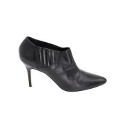 Pre-owned Leather boots Manolo Blahnik Pre-owned , Black , Dames