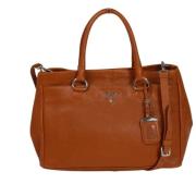 Pre-owned Leather prada-bags Prada Vintage , Orange , Dames