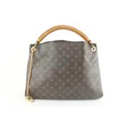 Canvas Vintage Tassen Ar2140 Frankrijk Louis Vuitton Vintage , Brown ,...