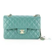 Vintage Schoudertas Chanel Vintage , Blue , Dames