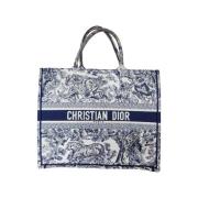 Pre-owned Canvas totes Dior Vintage , Blue , Dames